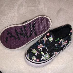 Buzz Lightyear Vans, toddler size 5